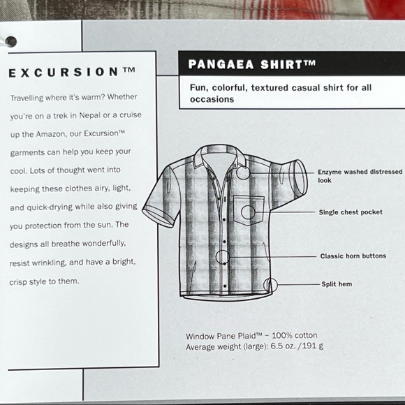 Mountain Hardwear Men’s Pangaea Shirt Large NWT - Picture 13 of 13